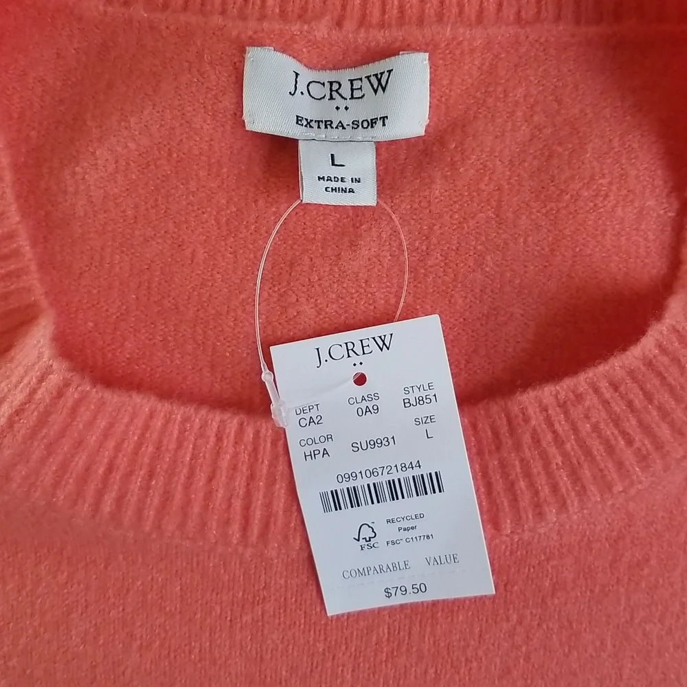 J. Crew Extra-Soft Crew Neck Sweater